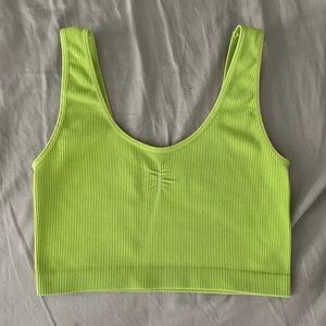 tillys cropped ribbed tank top